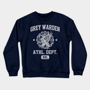 Grey Warden Athletic Department | Dragon Age | Silver Crewneck Sweatshirt